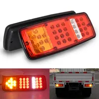 Luces LED traseras para camión, multifunción de alto brillo, con luces de freno, parada/reversa/señales de giro para coche/Lorry/remolques