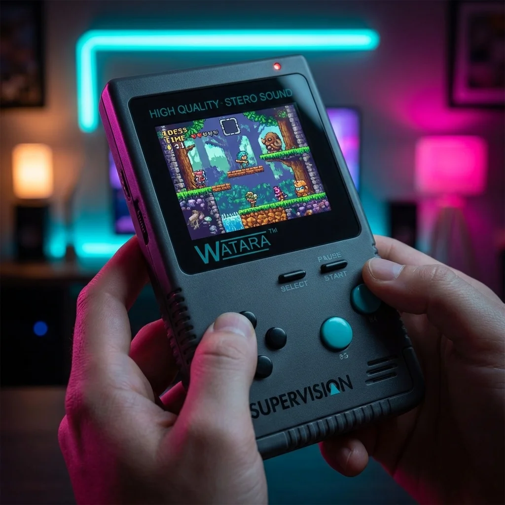 

Портативная консоль WATARA Raspberry Pi Retro — обновленный IPS-экран, более 4000 предустановленных игр, мультиплатформенный эмулятор (PS/Arcade)