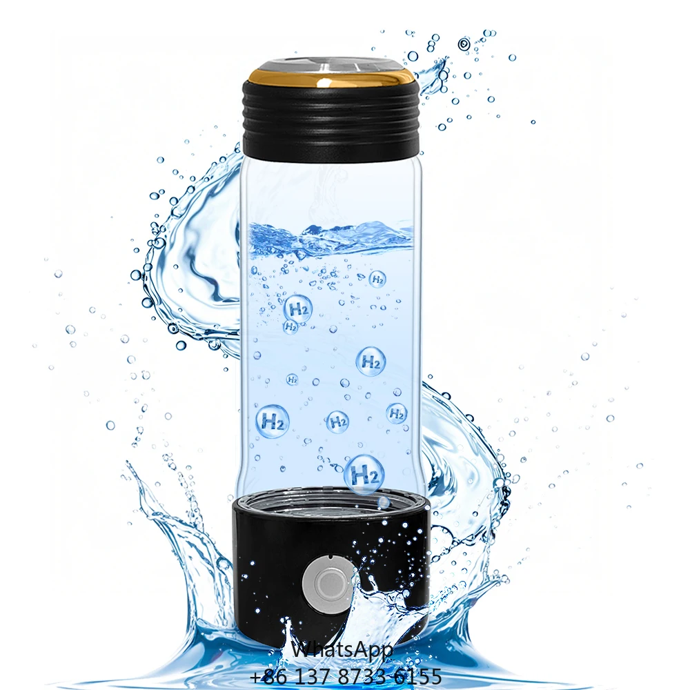 

Ингалятор водорода Cawolo CA-303: Бутылка для получения водородной воды (500-2300 ppb) с USB-генератором