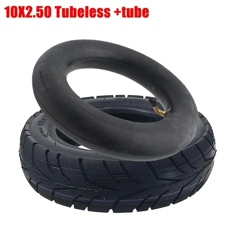 10x2.50 pneu scooter elétrico balanceamento hoverboard pneu sem câmara de ar 10 Polegada 10*2.5 tubo interno de pneu a vácuo durável