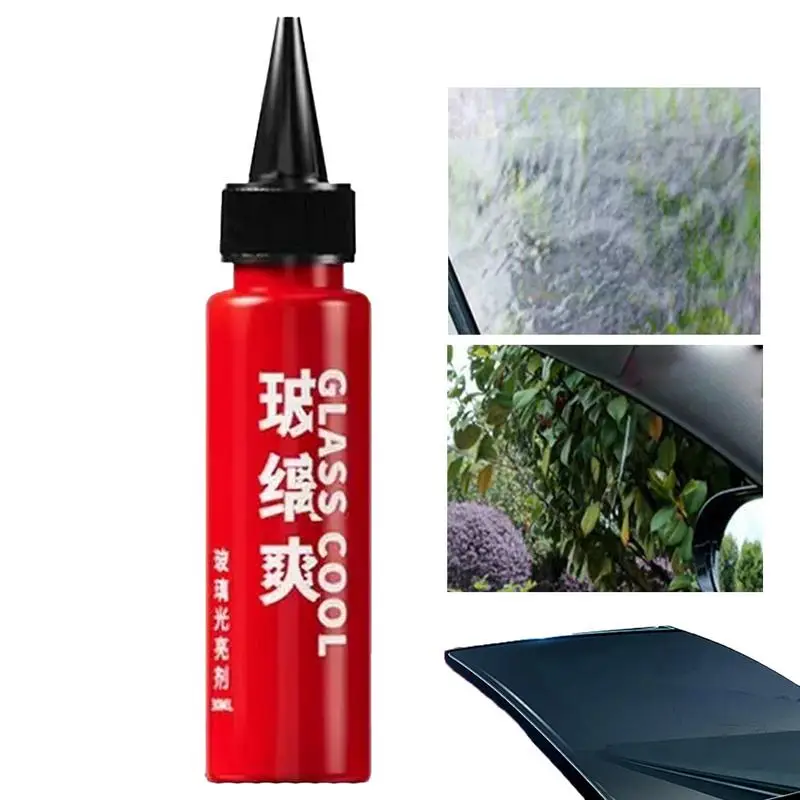 Glass Oil Film Remover 30ml Invisible Car Window Cleaner Windshield Oil Film Remover Automotive Oil Film Cleaner For Side View