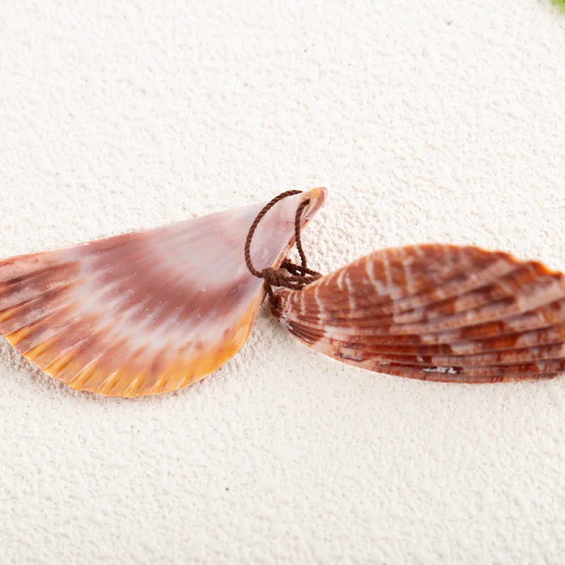 

Light Brown Shell Carving Pendant for Necklace Stone Fashion Handmade Natural Jewelry 59x26x1mm 6.6g
