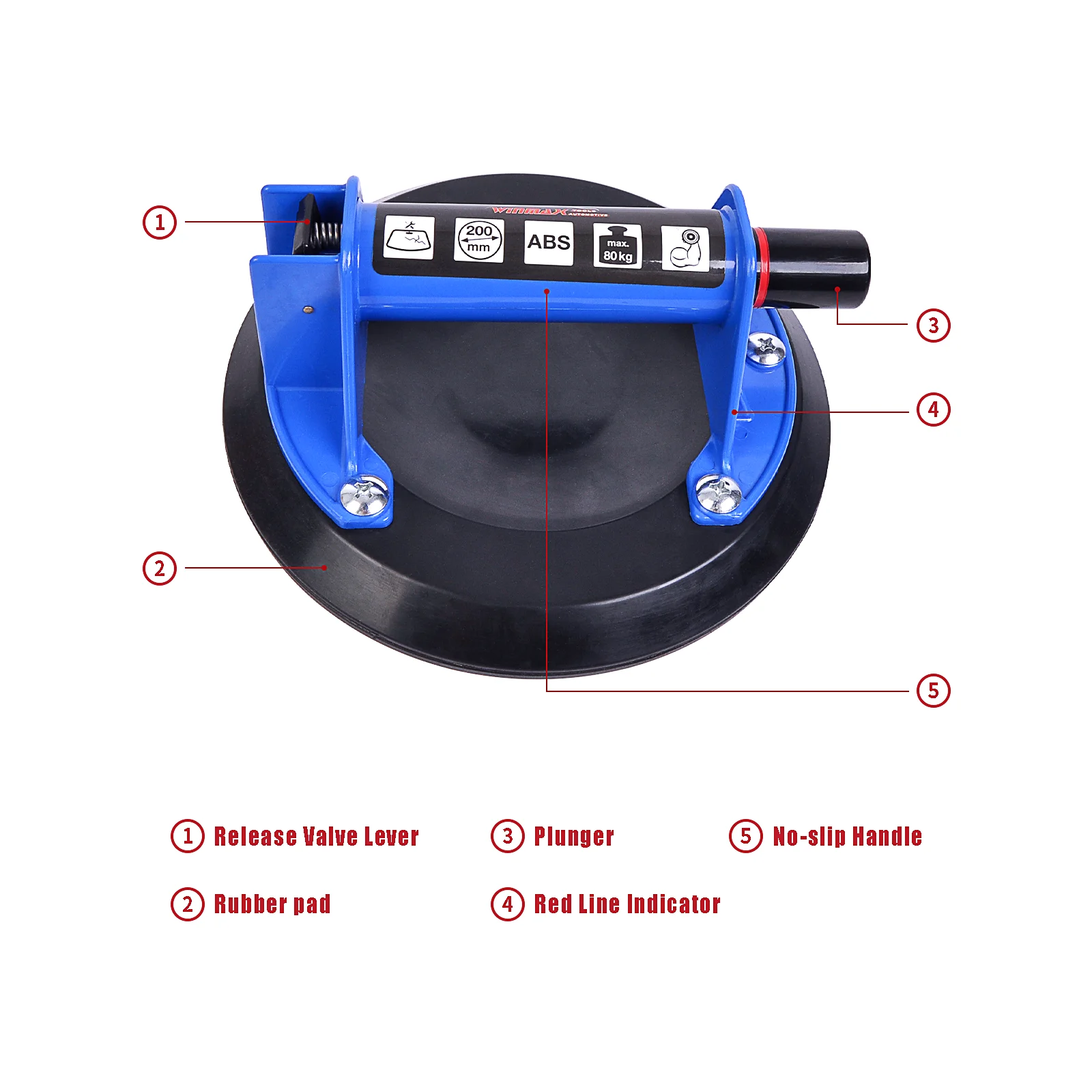 Heavy Duty Vacuum Panel Lifter Carrier Smooth Surface Tool 8