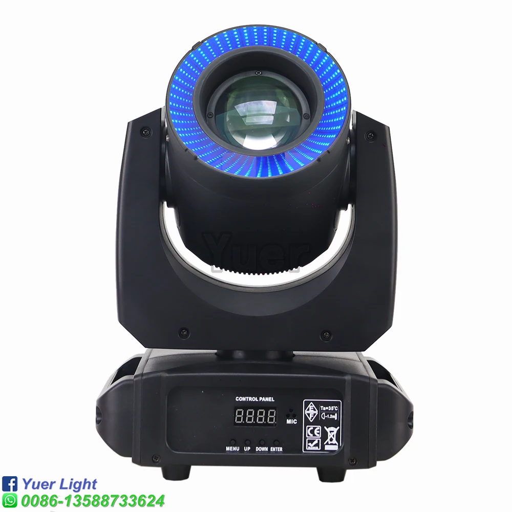 NEW 150W Beam With Abyss Effect Light Moving Head Spot Dj Party Wedding Stage Light Equipment DMX512 16 Prism Moving Lighting