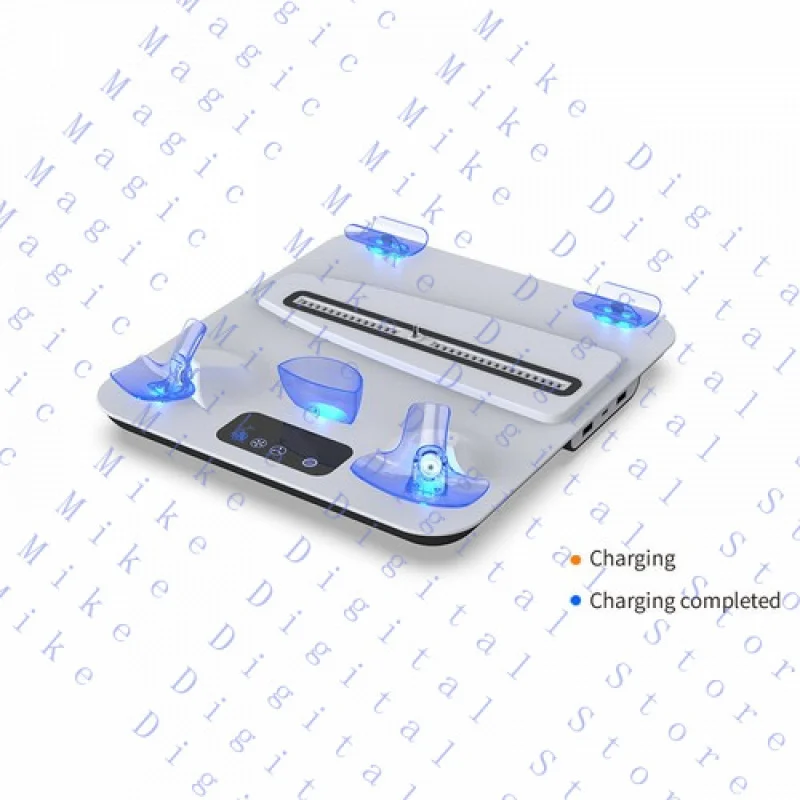 

UU For PS5 Slim Console Cooling Dock for Sony VR2 Grip Charger + Headset Hanger