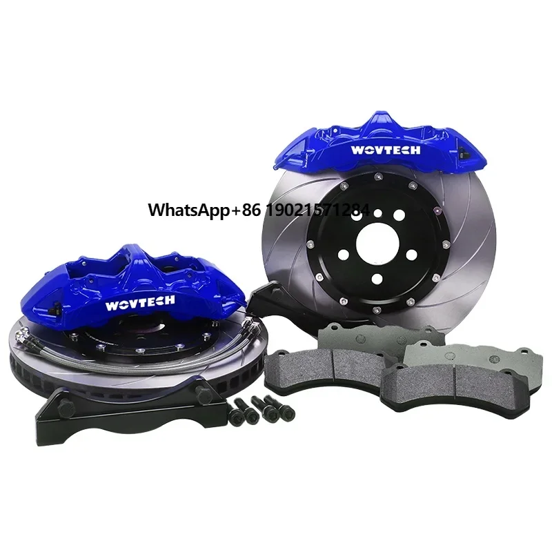 

GT6 GT4 19-Inch Wheel Big Brake Caliper Kit Slotted Drilled Disc Front Rear Compatible Mustang Subaru Ford Mazda Suzuki