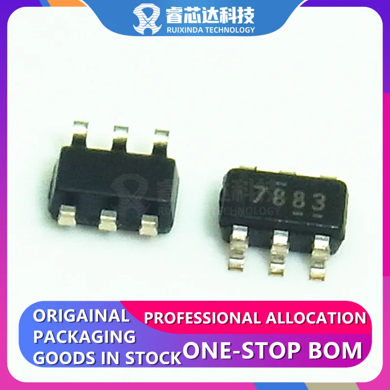 ADS7883SBDBVR marking:7883 SOT23-6 12 Bit Analog to Digital Converter 1 Input 1 SAR ADS7883SBDBVT SOT-23-6 original genuine IC