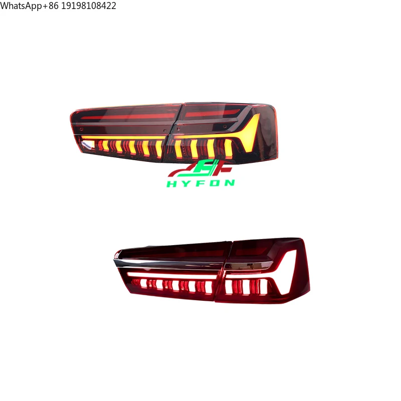 For Audi A6 C7 C7pa 2012-2018 Upgrade C8 Style Full LED Rear Tail Lights Reverse Lights Streaming Turn Signal Plug & Play