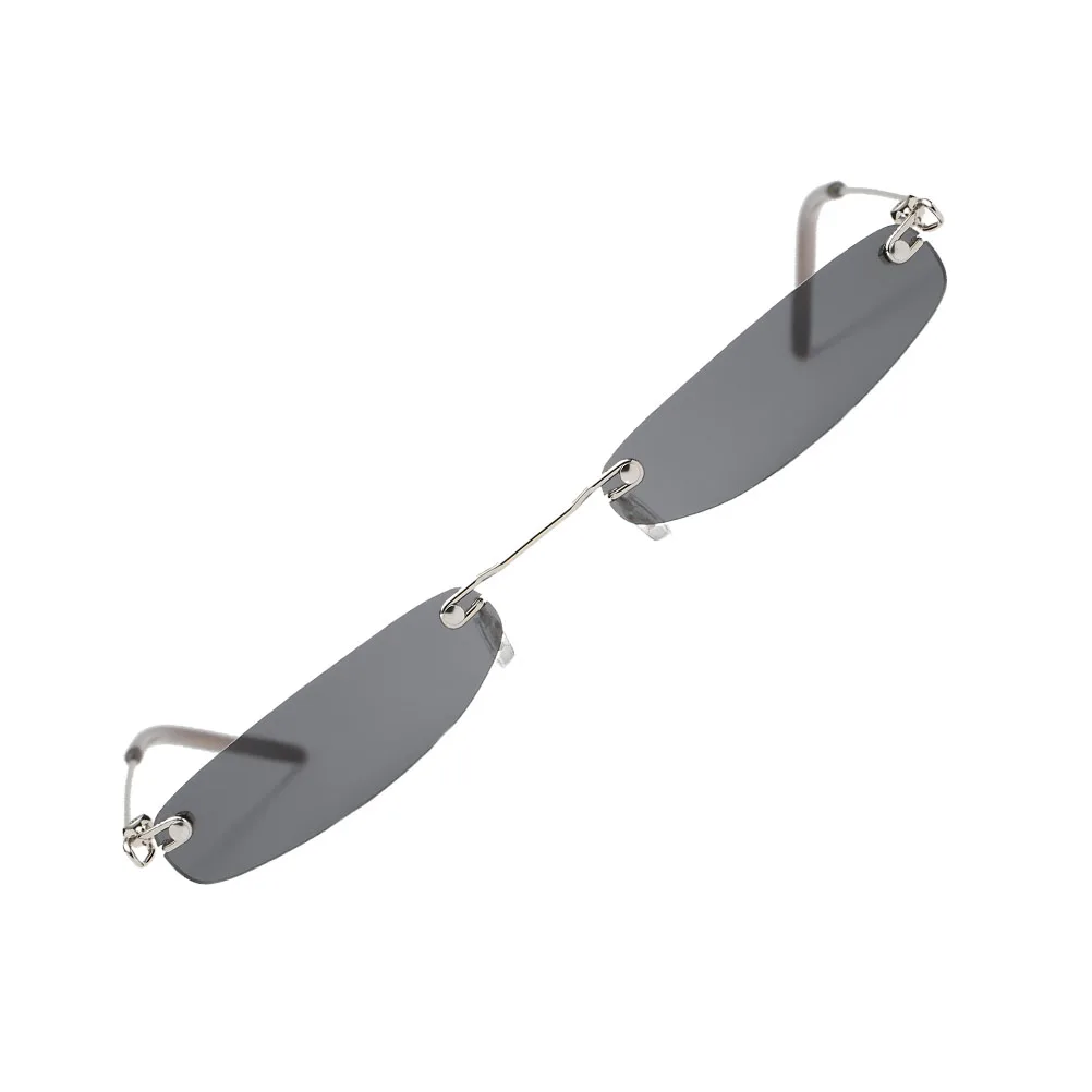 

Square Sunglasses Retro Rimless Polarized Vintage Fashion Small Glasses Women Men Party UV400 Outdoor Accessories Lightweight