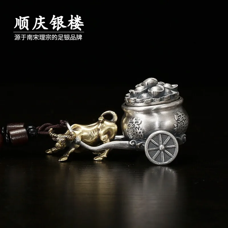 Shunqing Yinlou S999 Pure Silver Will Play the New Year of the Ox with Full Load and Return Holiday Gifts for Elders and Leaders