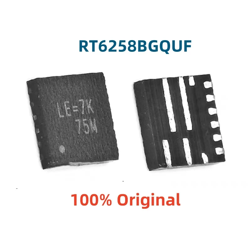 2-10PCS 100% New RT6258BGQUF RT6258BG RT6258B (LE=2E LE=...) QFN-12 Brand New Original Chips ic