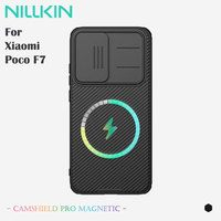 for Xiaomi Poco F7 Magnetic Case, NILLKIN CamShield, Privacy Camera Slider, Eco-Friendly Anti-Slip Material Full-Body Protectio