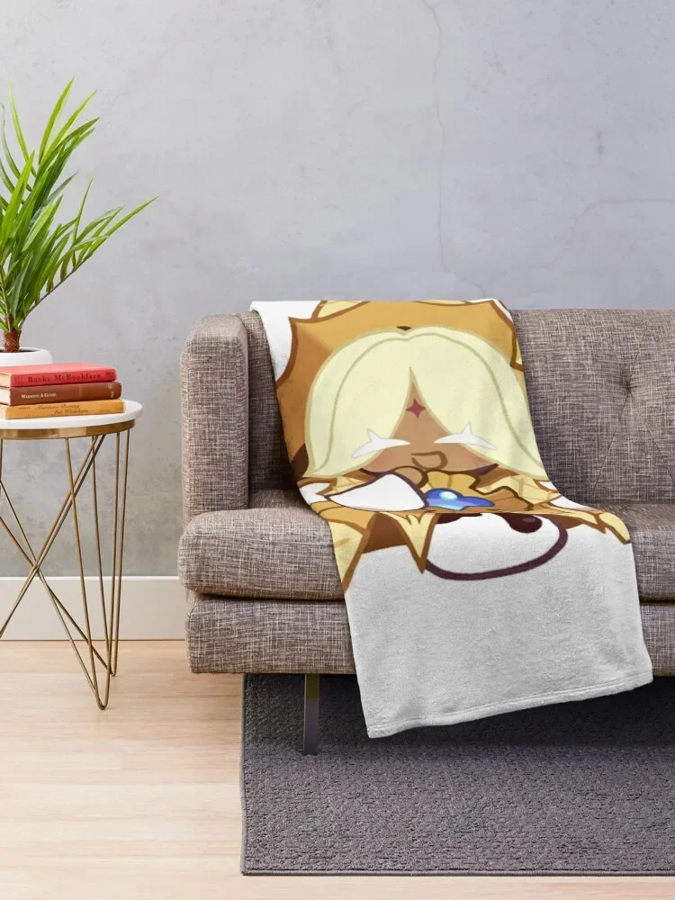 Pure Vanilla Cookie (Cookie Run Kingdom) Throw Blanket anime Summer Beddings Fluffy Shaggy Blankets