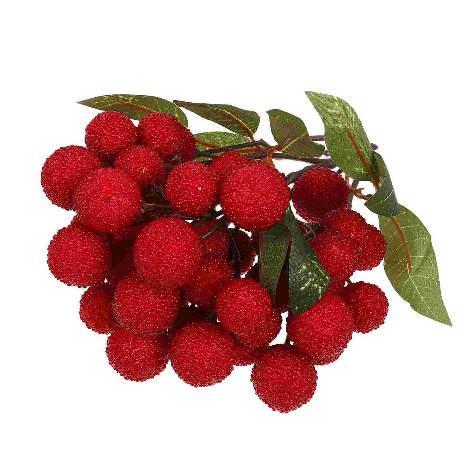 Simulated Bayberry String Vivid Decorative Fruit Model Home Decoration False Waxberry Ornament Simulation Food