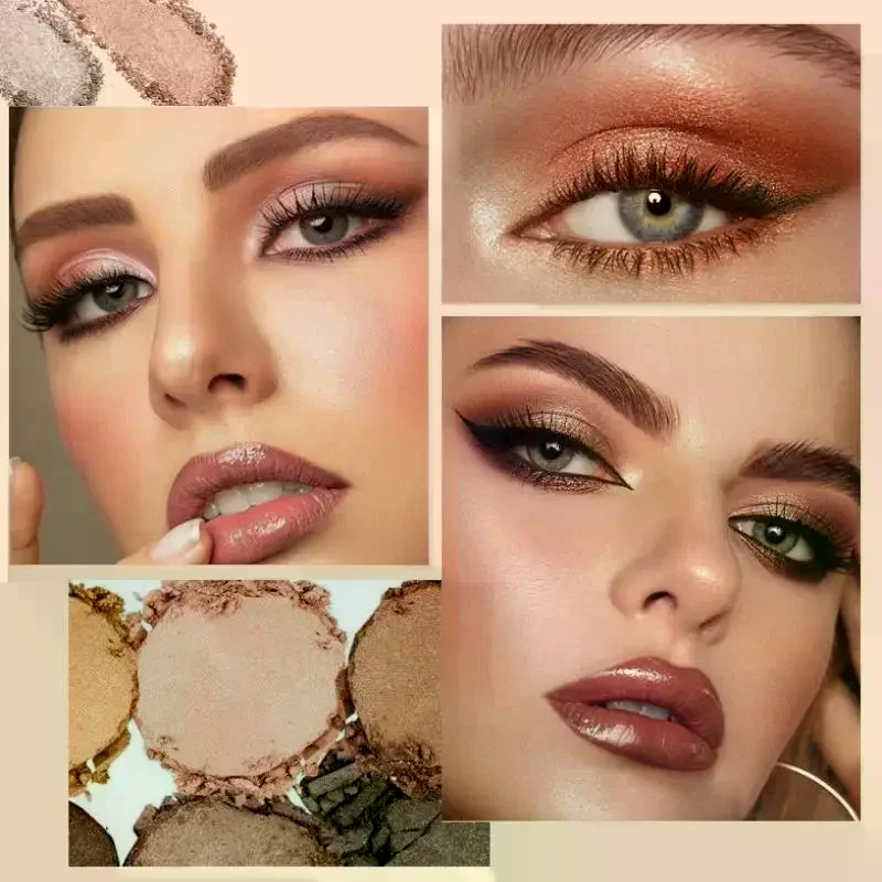 Paleta de Sombras de Ojos y Rubor BSIMONE, Mate, Iluminador, 22 Colores, Crema de Rubor, Corrector de Larga Duración, Resistente al Agua, Regalo de Navidad