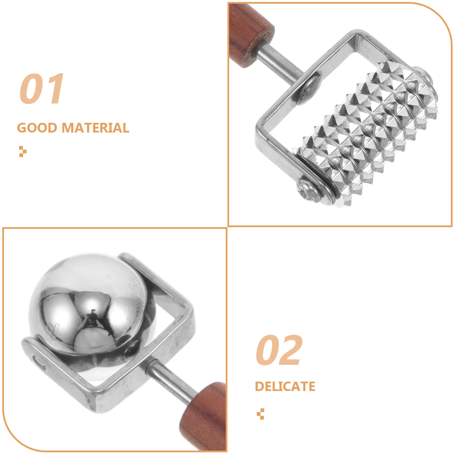 أداة تدليك الوجه ثلاثية الأبعاد تصميم كفاف مزدوج نهاية بكرة الوجه المضادة للتجاعيد غوا شا للنساء العناية بالبشرة مدلك للوجه والرقبة