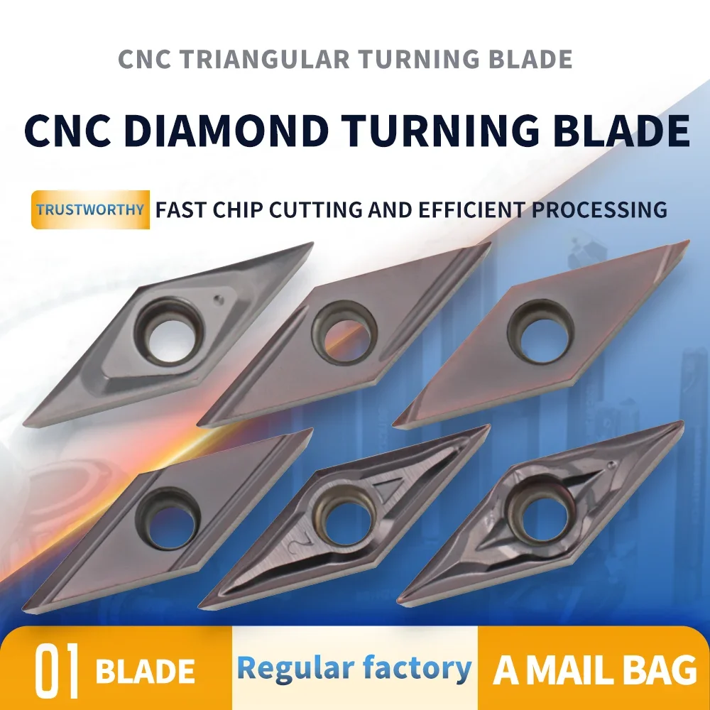 Cutting lathe cutter VCGT1103011L Carbide Insert VCGT110301LH Titanium VCGT110302FRU VCGT110304FRU VCGT110302MF Stainless Steel