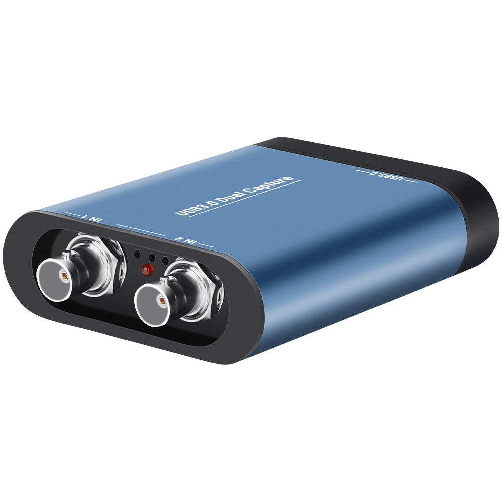 2 Channels SDI 1080P60 Video Capture Card SDI to USB 3.0 Video Dongle Game Live Streaming Broadcast