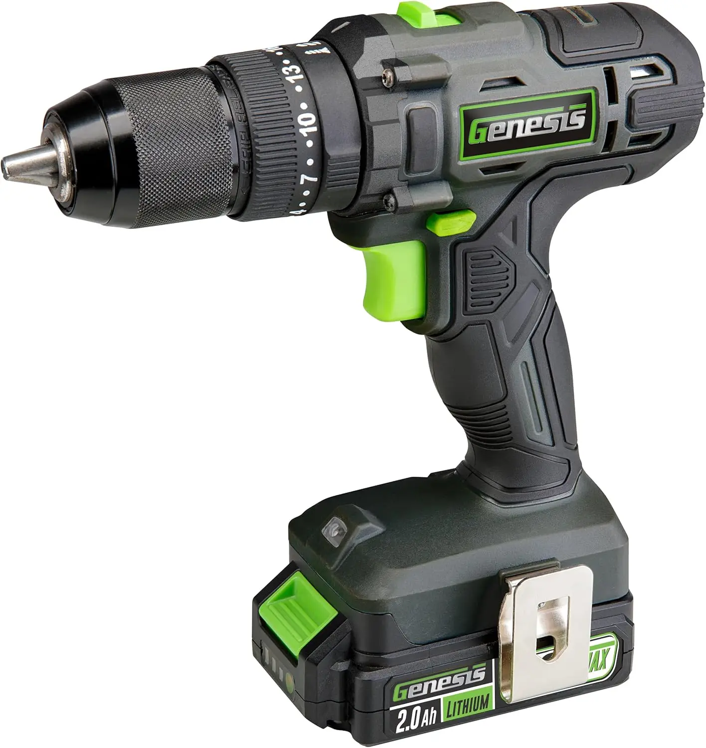 

G20MAX 20V Cordless 1/2" Hammer Drill with 2.0Ah Battery & Charger, All-Metal Ratcheting Chuck, 2-Speed Range, and 2-Year Warran