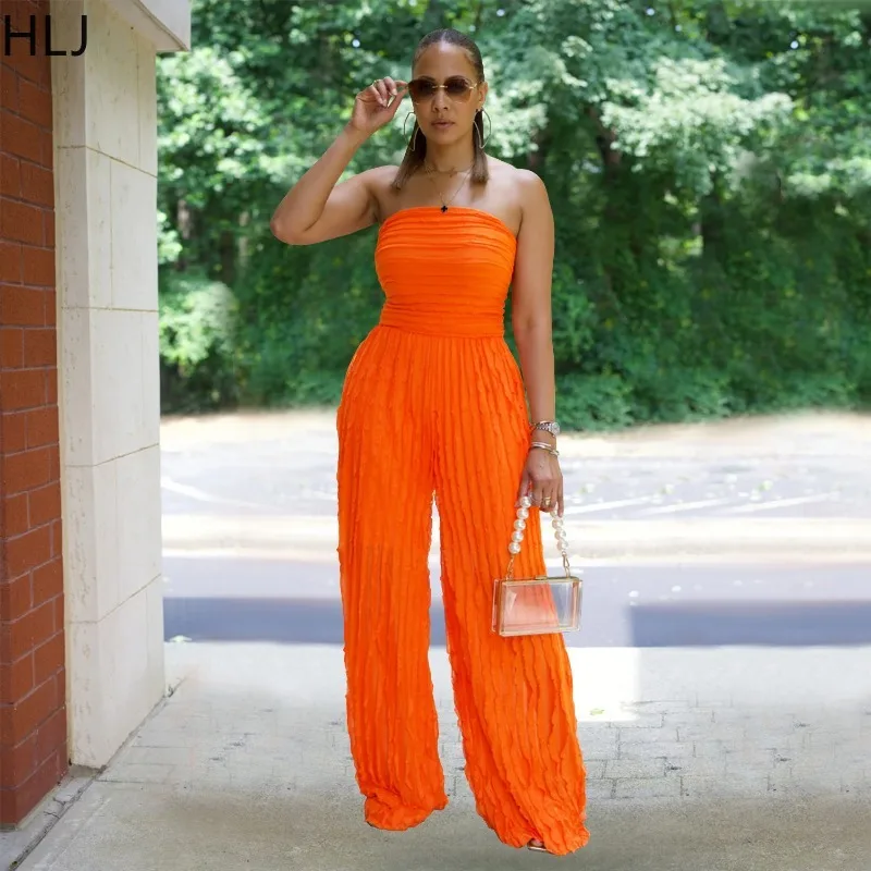 HLJ موضة شرابات المرقعة Bodycon حللا امرأة بلون أكمام عارية الذراعين ثوب فضفاض الإناث الشارع الشهير وزرة 2025