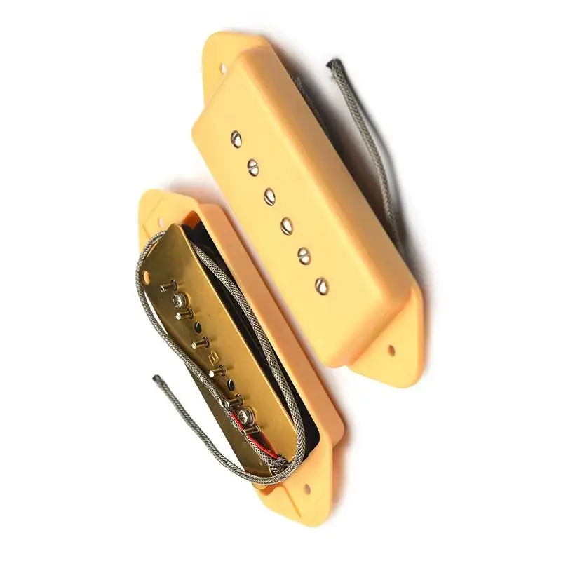 Best Choice Alnico2 Dog Ear P90 Guitar Pickup N-6.9K/B-7.2K AlNiCo II Single Coil Pickup For Electric Guitar