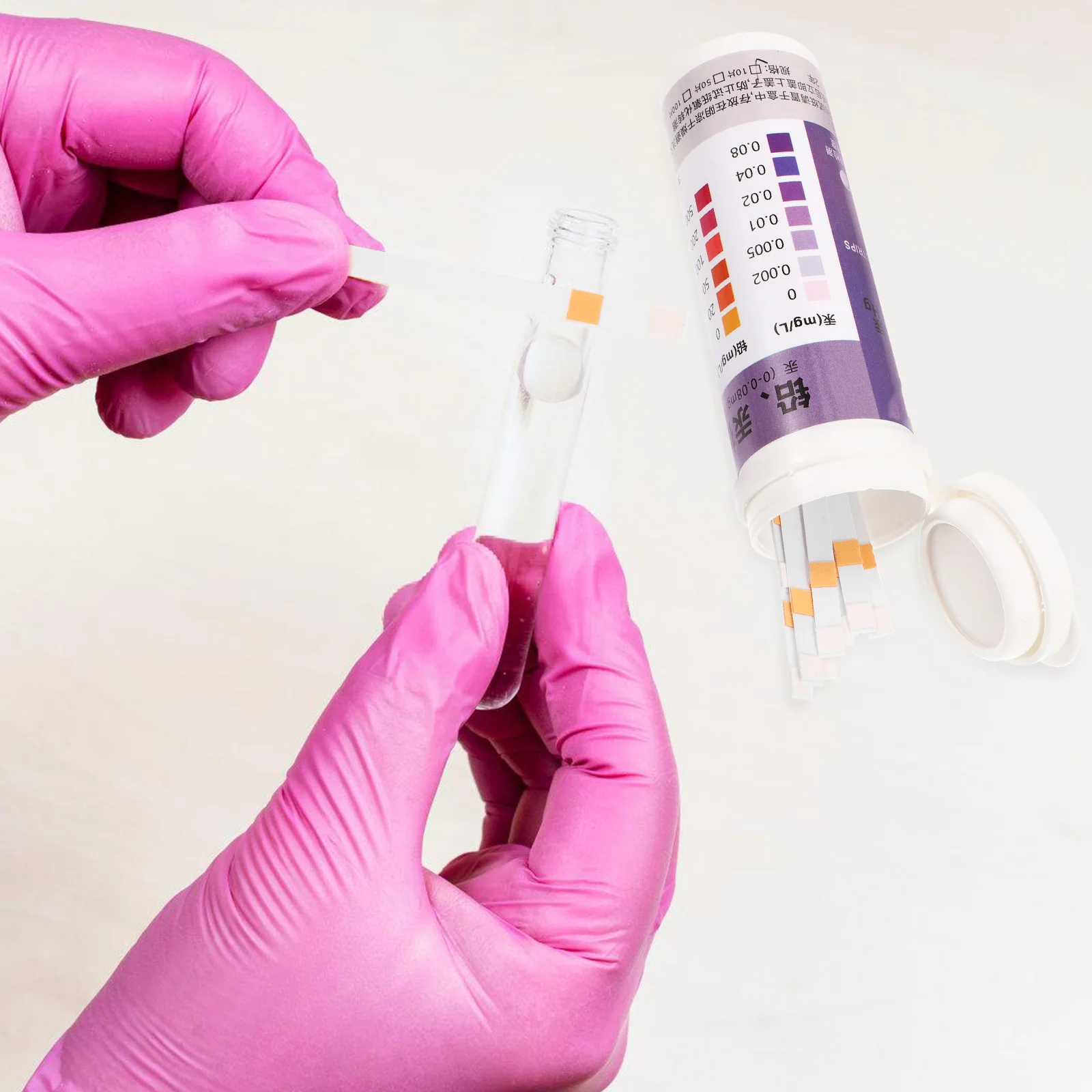 

10pcs Heavy Drinking Water Testing Kit Test Paper Lead Testing Kit For Water Skin Care Products Home Use Lead Strip