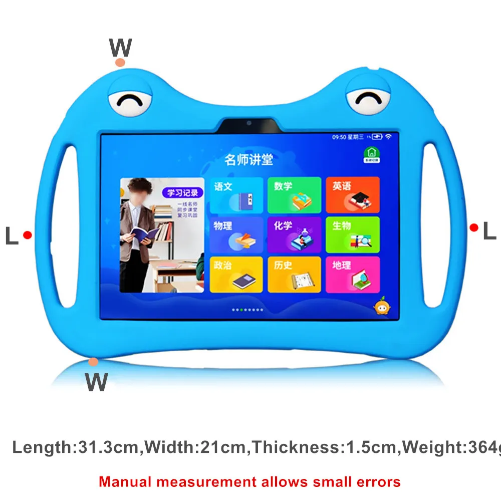 Kids Safety Portable Silicon Cover Case with Kickstand For Vankyo Matrixpad S30 10.1