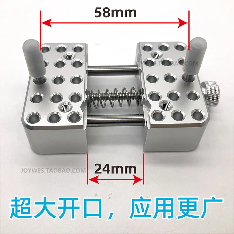 Handheld Metal Mini Bench Painting Transformation Clamping Tool Figure Coloring Clamp Electronic Bench