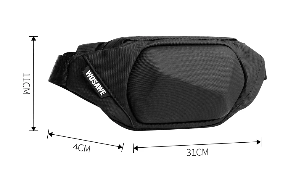 WOSAWE Motorcycle Racing Chest Fanny Pack Motorbike Riding Waist Bag Large Capacity Chest Pack Racing Motocross Accessories