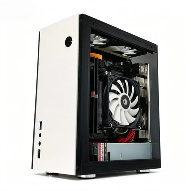 A31S Tiny Transparent‑panel ITX Host Case Desktop Compact PC Chassis Fit Small‑sized 1U Power Supply