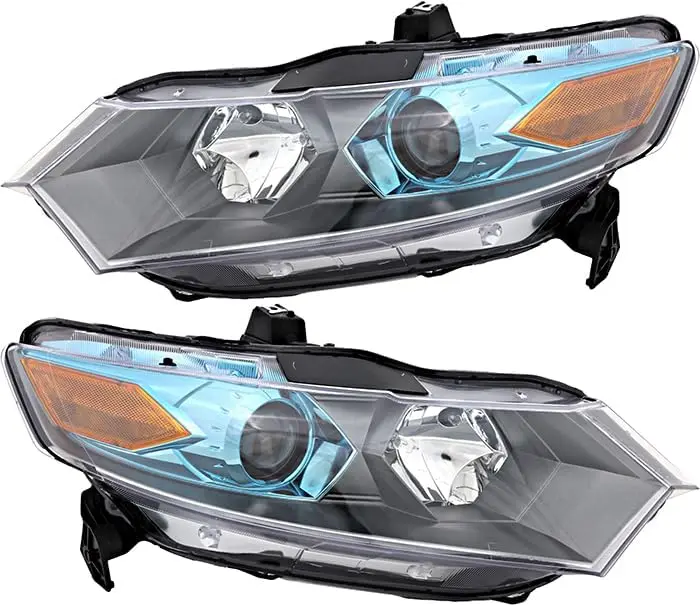 

Для Honda Insight комплект ламп для фар 2010 2011, галогенная сторона водителя и пассажира