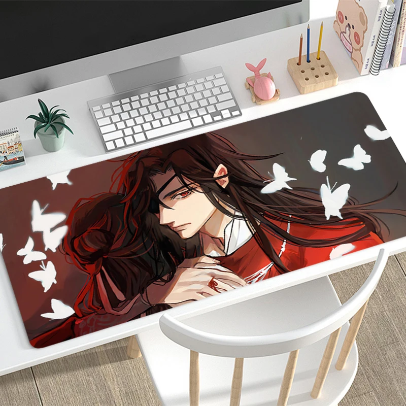 Mouse Pad Tian Guan Ci Fu Anime Large Gamer Keyboard Mat Pads Gaming Desk Protector Laptops Mousepad Deskmat PC carpet Mousepad