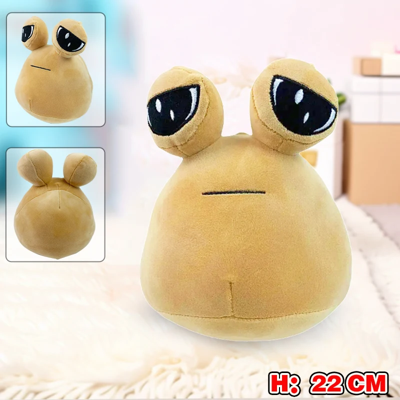 Hot My Pet Alien Pou Pluche Sleutelhanger 10-22Cm Kawaii Cartoon Pop Knuffels Zacht Kussen Pluche Dier Cadeau Voor Kinderen Meisjes