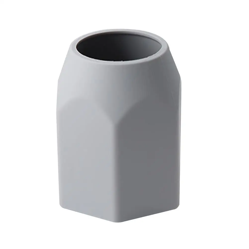 

Silicone Pen Holder Pencil Cup Desk Organizer Stationery Storage Box Marker Stand Office Accessory Lightweight