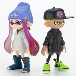 In Stock Bandai Jet Fighters Splatoon Action Figures Series 2 Splatoon Replica Box Egg Collection Desktop Decoration Gift