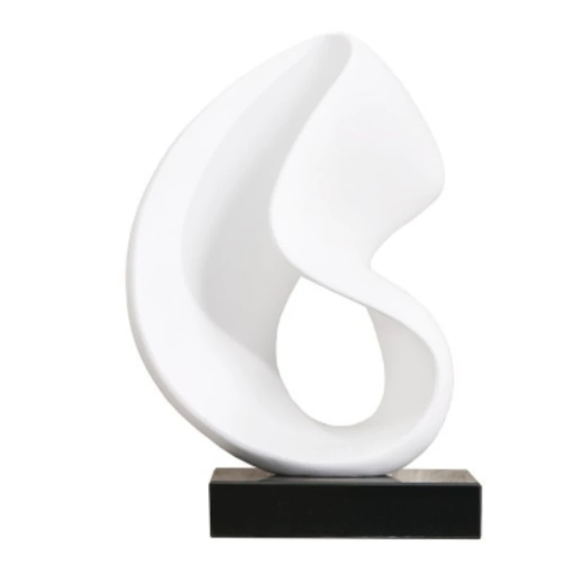 

Modern minimalist creative resin sculpture ornament, soft decoration