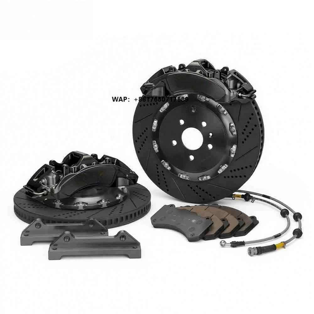 6 Piston S60-EXPLORE Caliper Brake Kit High Carbon Iron Disc Auto Brake System for 19 Inch Wheel