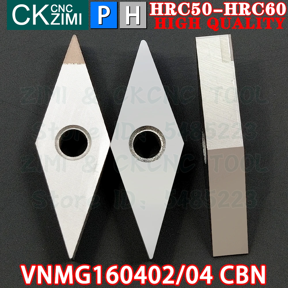 VNMG160402 CBN VNMG160404 CBN Пластины из нитрида бора токарные пластины инструменты Токарные станки с ЧПУ для резки металла VNMG 1604 для закаленной стали