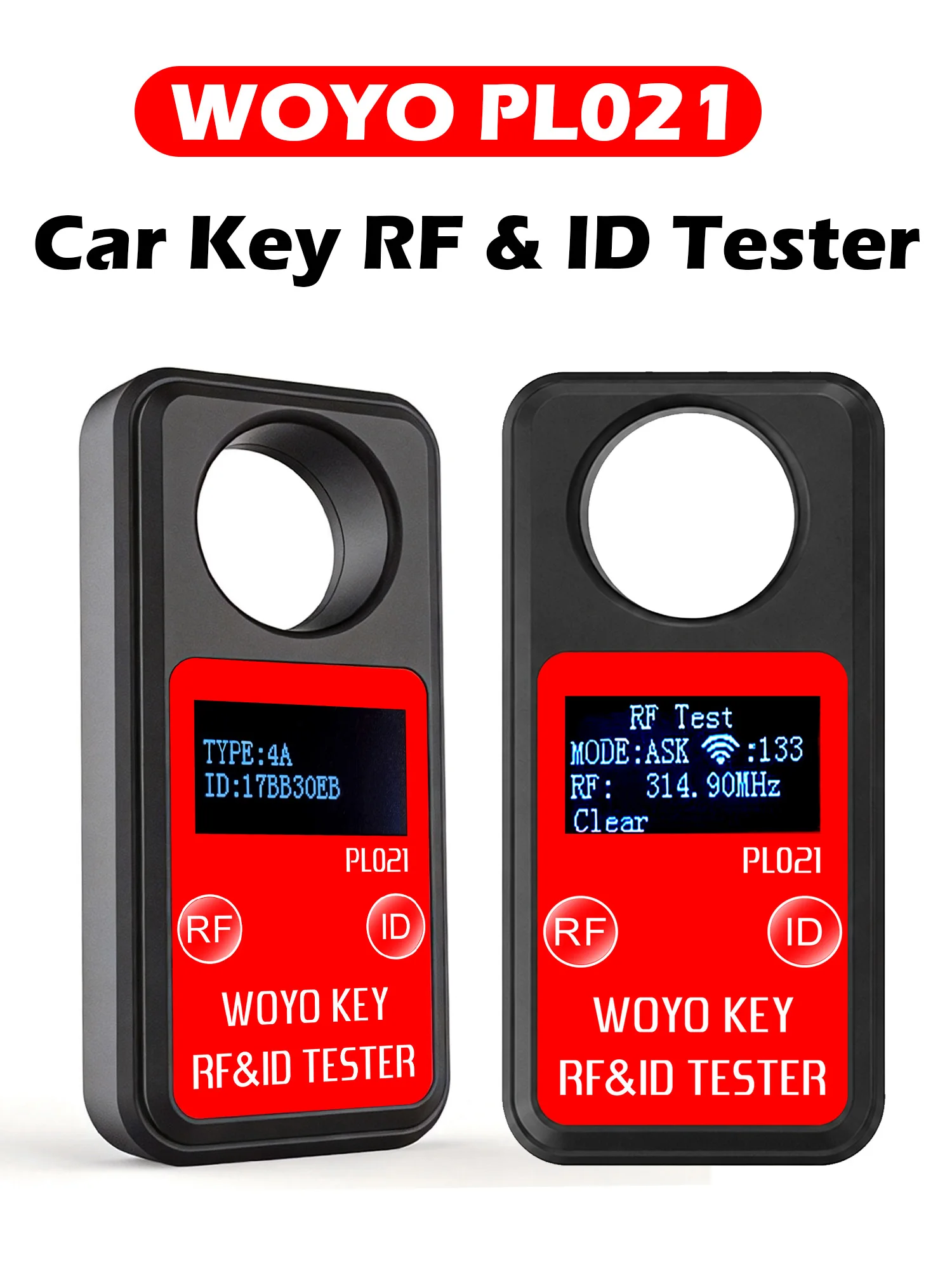 WOYO Radio Frequency Tester Remote Control Diagnosis Tool All Types of (IR) Infra Red (RF) Radio 10-1000MHZ Frequency Tester