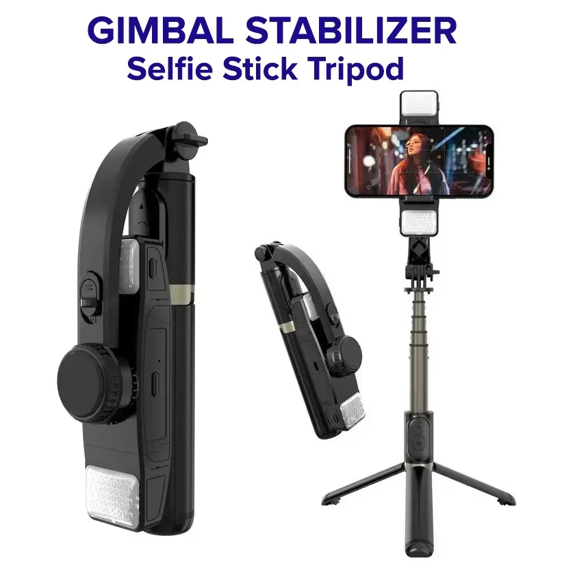 

1-Axis Gimbal Stabilizer Mobile Phone Video Stabilizer Bluetooth Selfie Stick Tripod for Smartphone Vertical Shooting Bracket