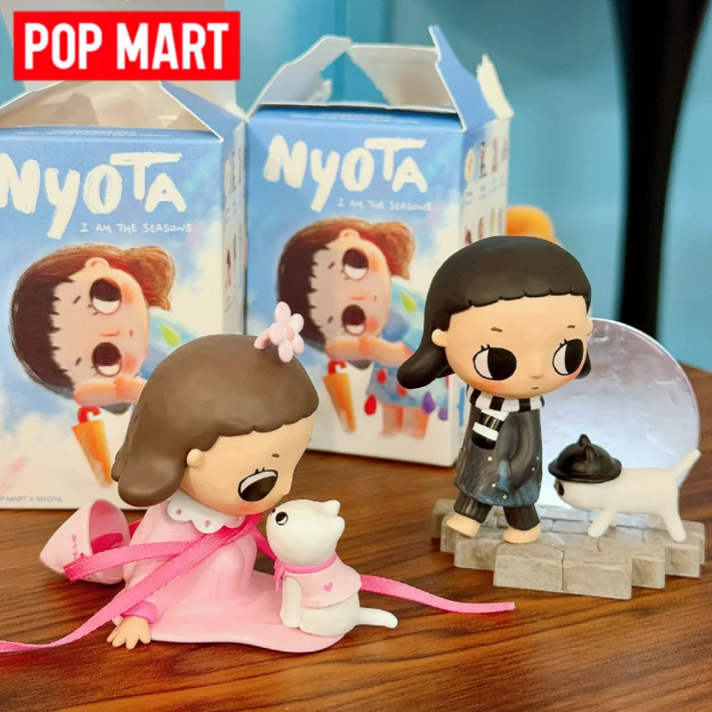 

POP MART Original Nyota We Are All Stars Series Blind Box Cute Anime Action Figure Mystery Surprise Ornament Figurines Xmas Gift