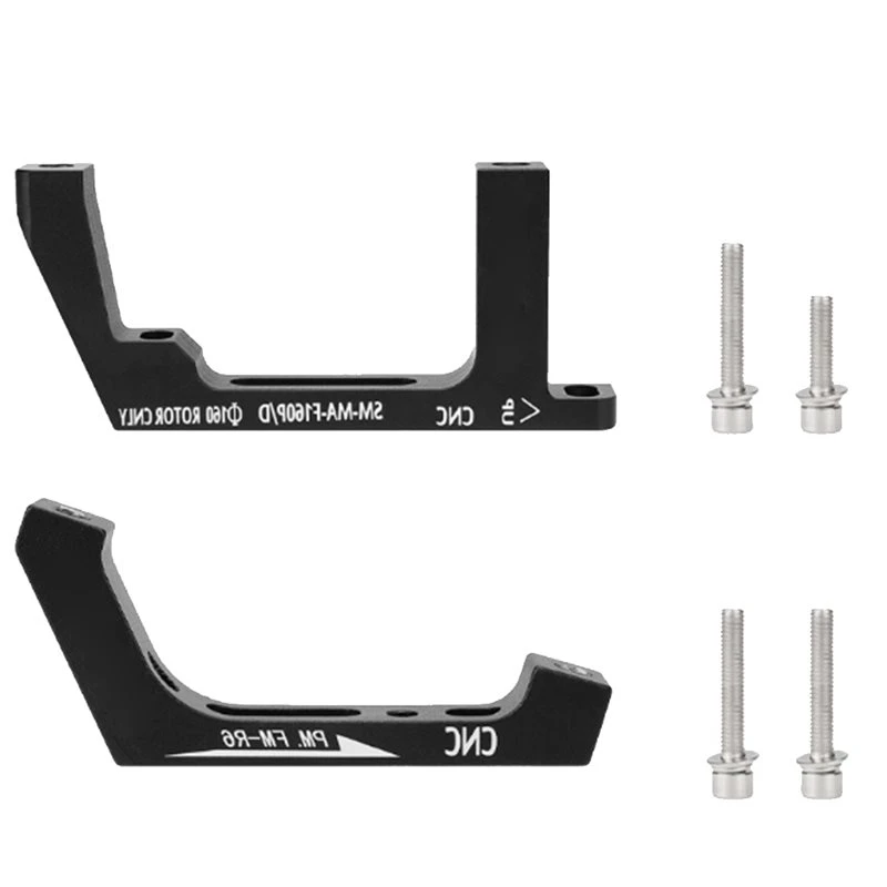 ABLB-Road Bicycle Flat Disc Brake Clamp Transfer Seat CNC Process Straight Oil Brake Brake 160Mm(Front Brake + Rear Brake)