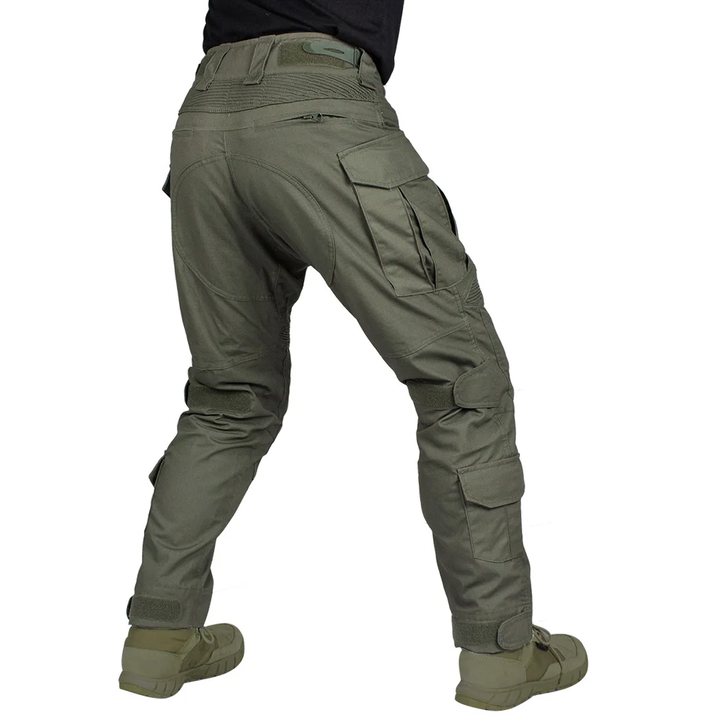 IDOGEAR G3 Combat Pants with Knee Pads Tactical Trousers  Gen3 Range green  Cotton polyster 3201