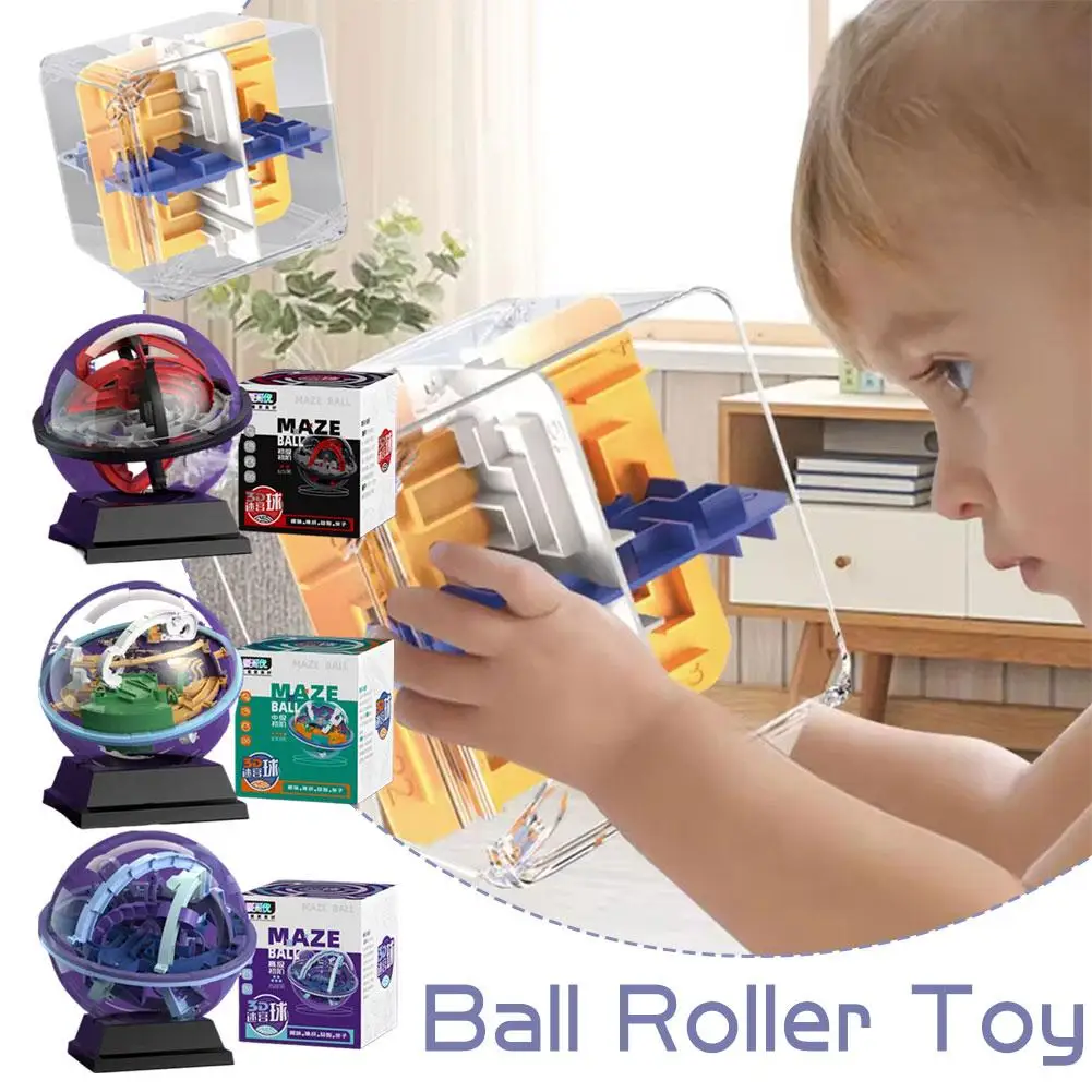 3D Maze Magic Cube Fidgeting Toys Kids Labyrinth Creative Puzzle Intelligence Cube Logical Thinking Anti Stress Educational Toys