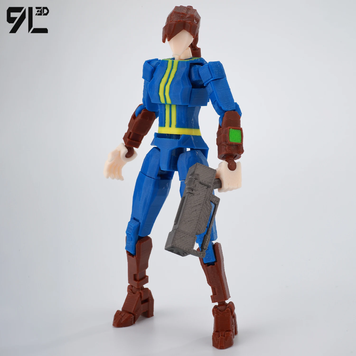 9L3D Titan13 FalloutNora Duo Figurki Akcji LUCKY13 Vault Dwellers Zestaw T13 Wieloskładnikowy Dummy13 Kolekcjonerskie Zabawki