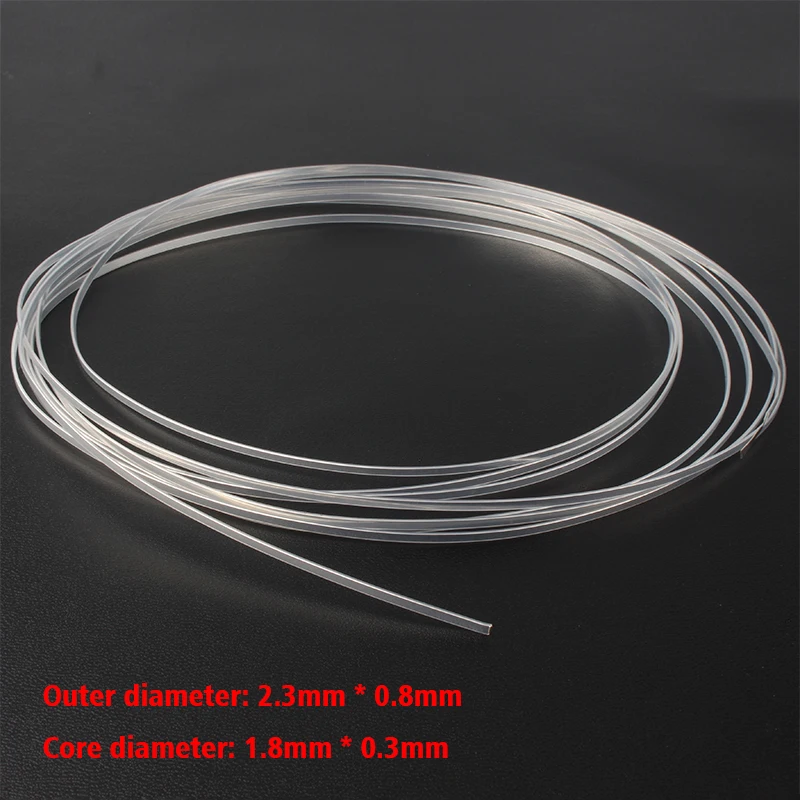 Pure Silver HiFi Audio Bulk Cable Square Core FEP Skin Machine Inner Line DIY Signal Power Speaker Wire 2.3mm * 0.8mm