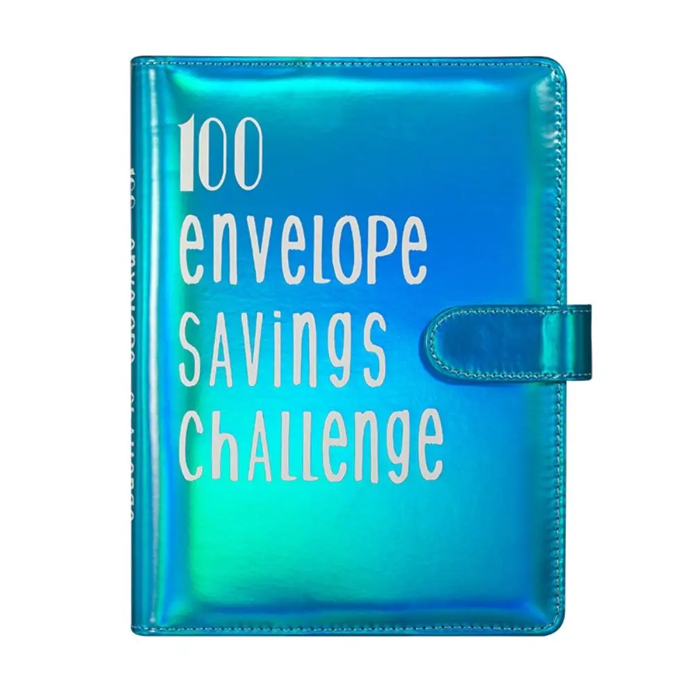 A5 Size Challenge Budget Binder Envelope 100 Day 100Envelopes Challenge Notebook Loose-Leaf Binder Durable