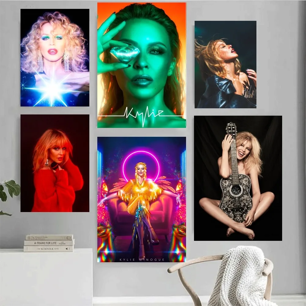 Singer Kylie Minogue Poster Home Office Wall Bedroom Living Room Kitchen Decoration Painting