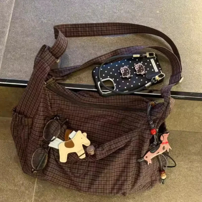 Grid Crossbody Bag … - image