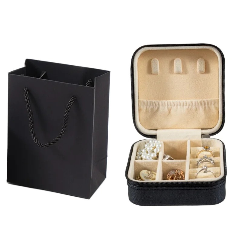 

Travel Jewelry Box, Small Jewelry Travel Organizer Case Travel Essentials Christmas Gift Easter Gifts for Women Girl